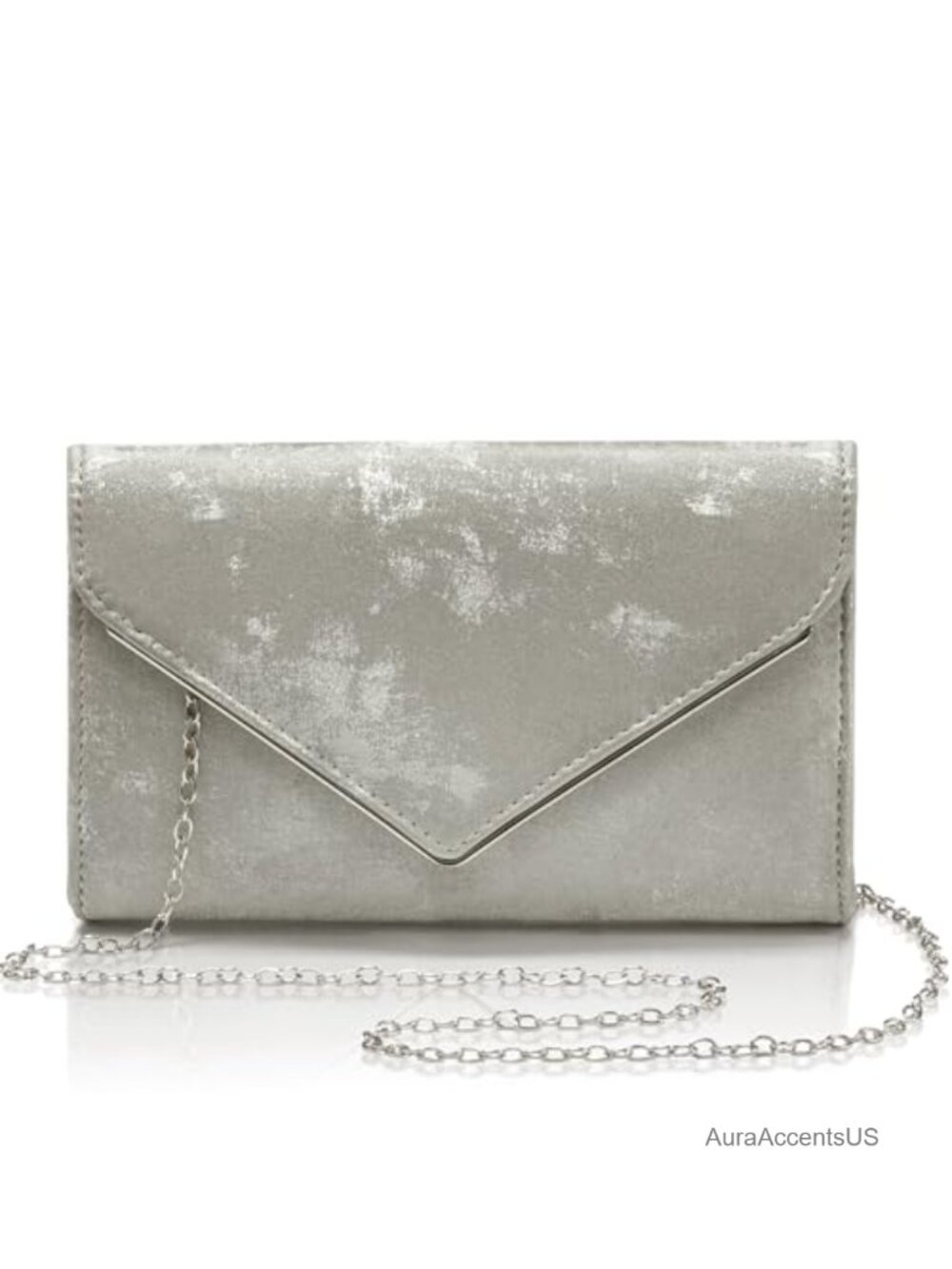 CARIEDO Women Flap Evening Clutch Vegan Leather Purse Bridal Wedding Prom Party
